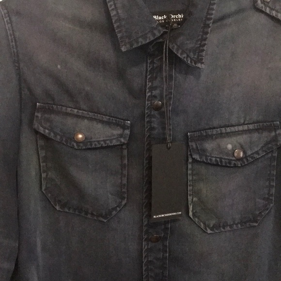 NWT // BLACK ORCHID Denim Shirt - Picture 5 of 7